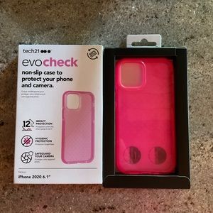 New! Pink Moonglow Evocheck Case for iPhone 12